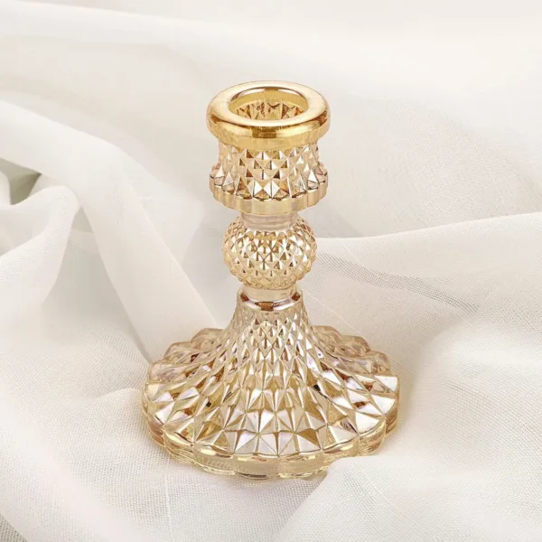 glass candle holder 4