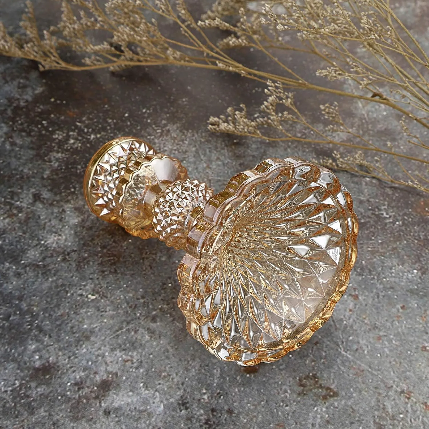 glass candle holder 5