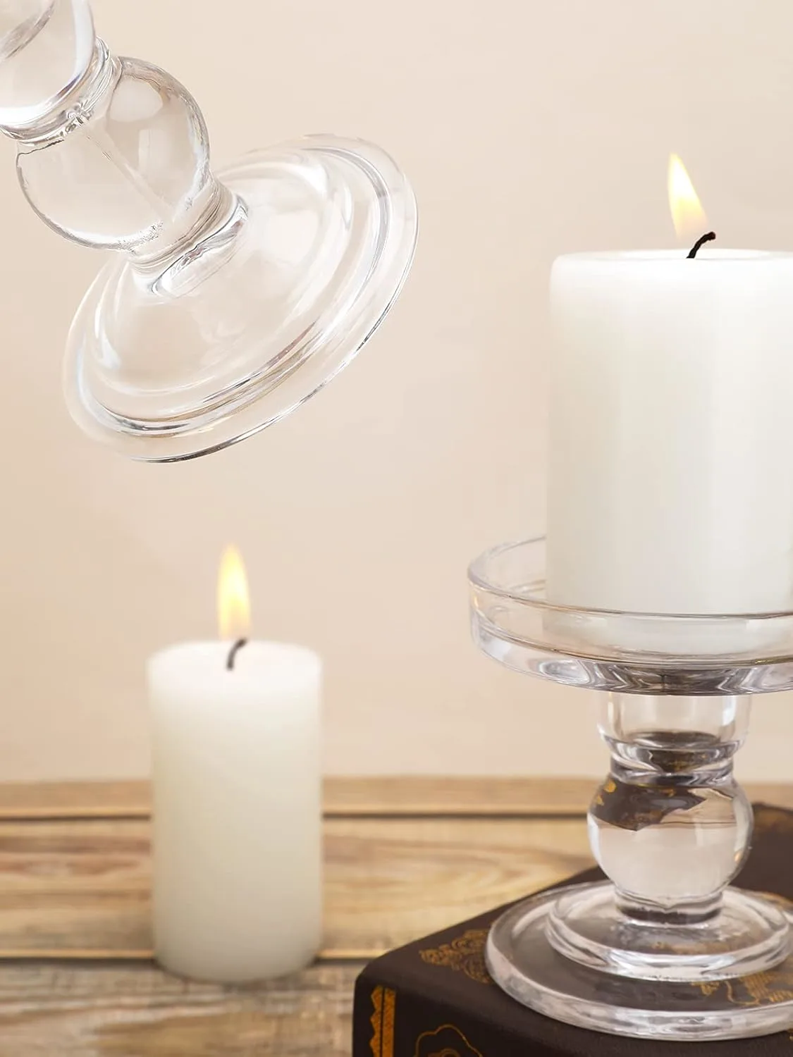 glass candle holders 3