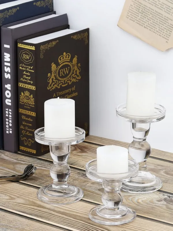 glass candle holders 4