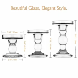 glass candle holders 6