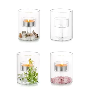 glass tealight candle holders 1