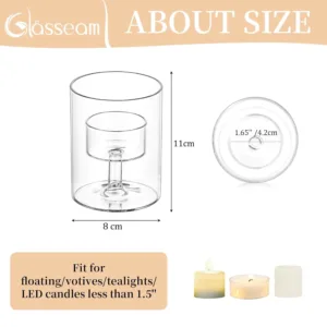 glass tealight candle holders 5