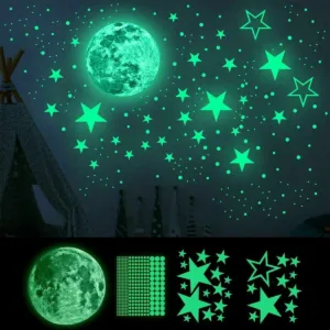 glow dark moon stars 1