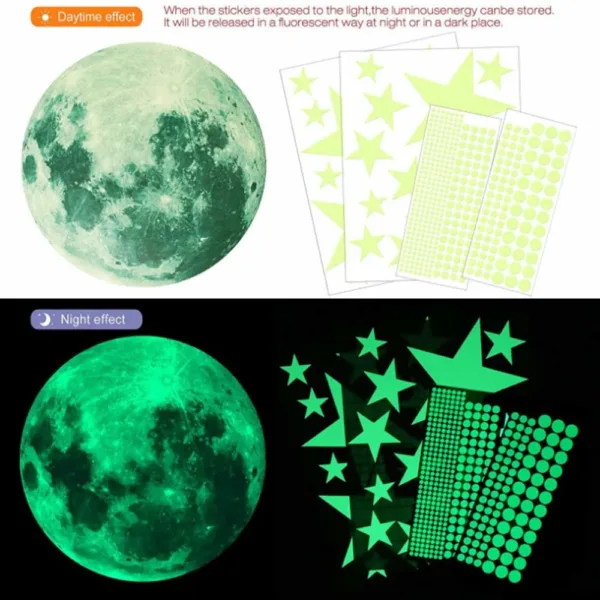glow dark moon stars 5