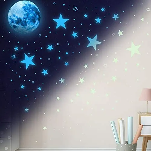glow dark stars moon 4