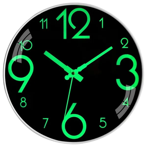 glow dark wall clock 1