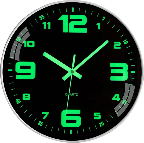 glow dark wall clock 1