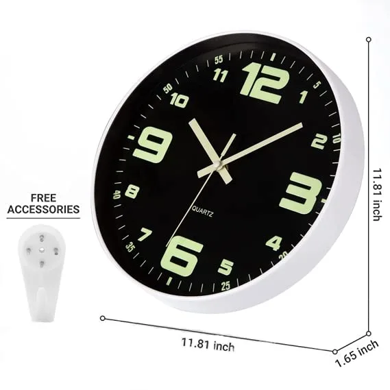 glow dark wall clock 2