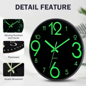 glow dark wall clock 3