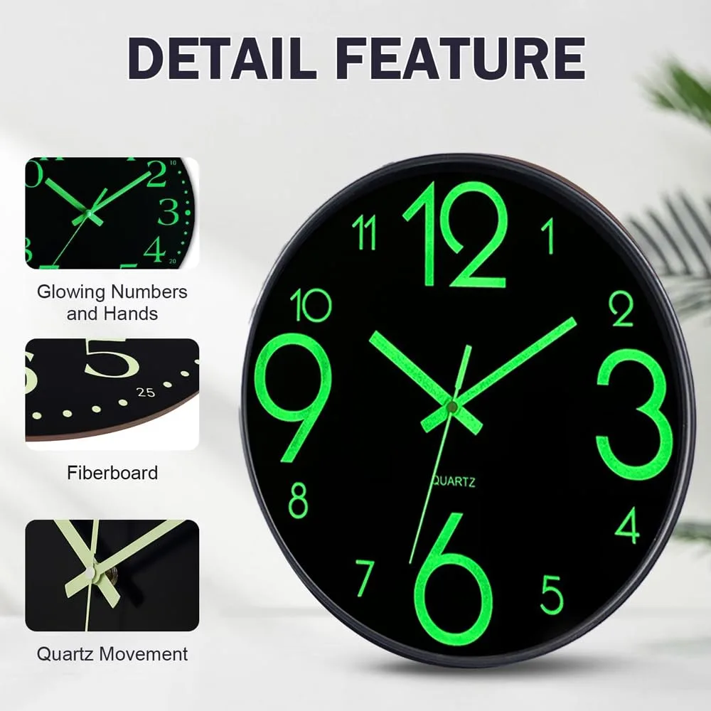 glow dark wall clock 3