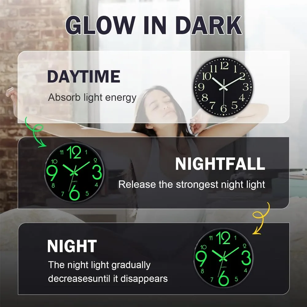 glow dark wall clock 4