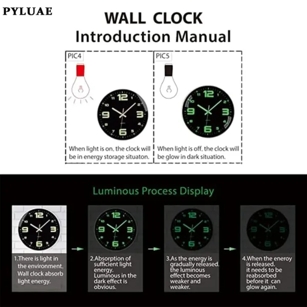 glow dark wall clock 4