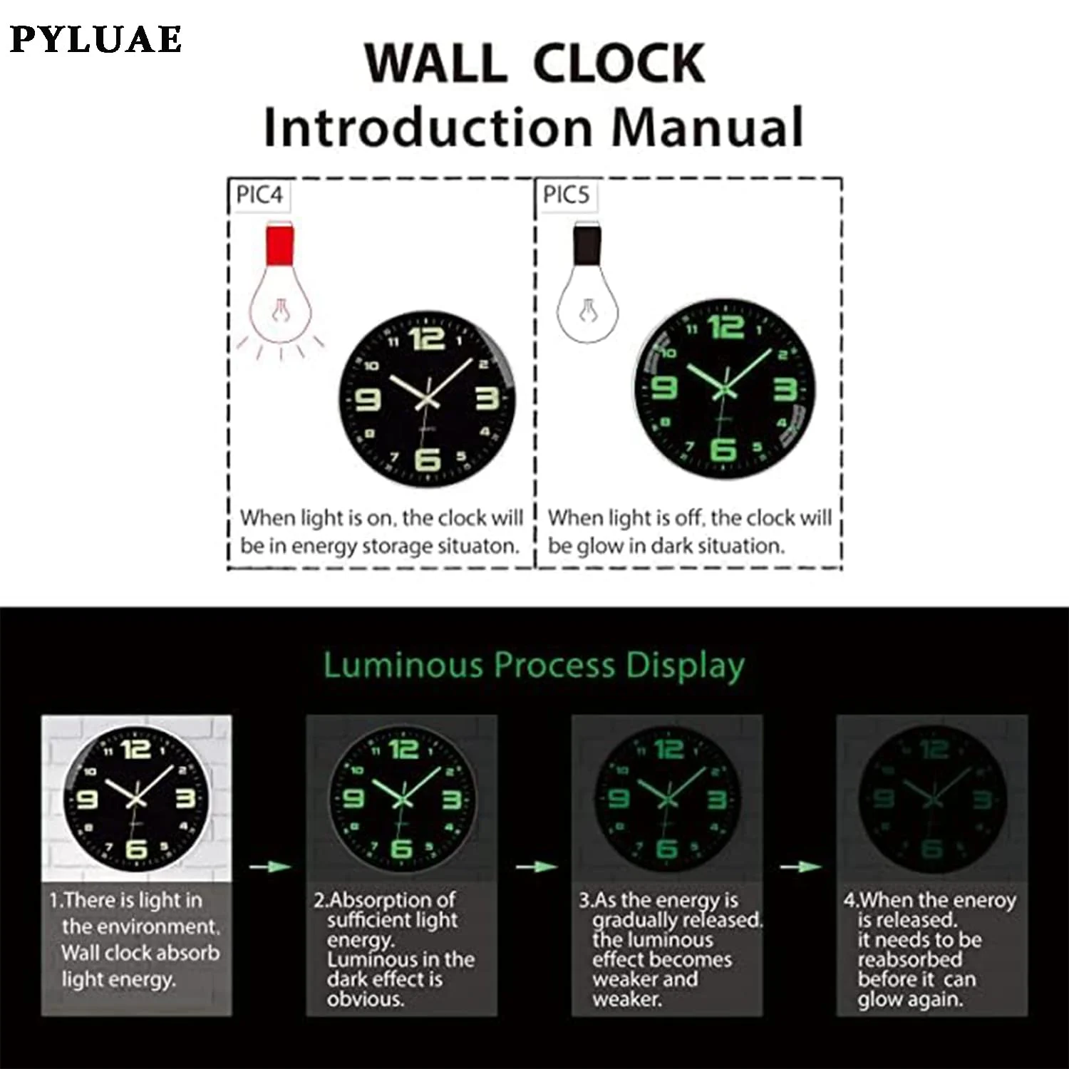 glow dark wall clock 4