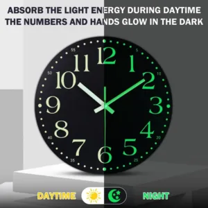 glow dark wall clock 6