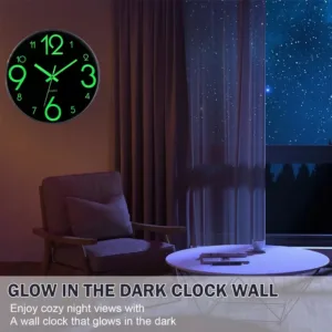 glow dark wall clock 7