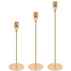 gold candle holders 1