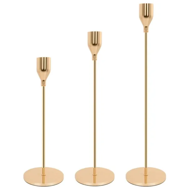 gold candle holders 1