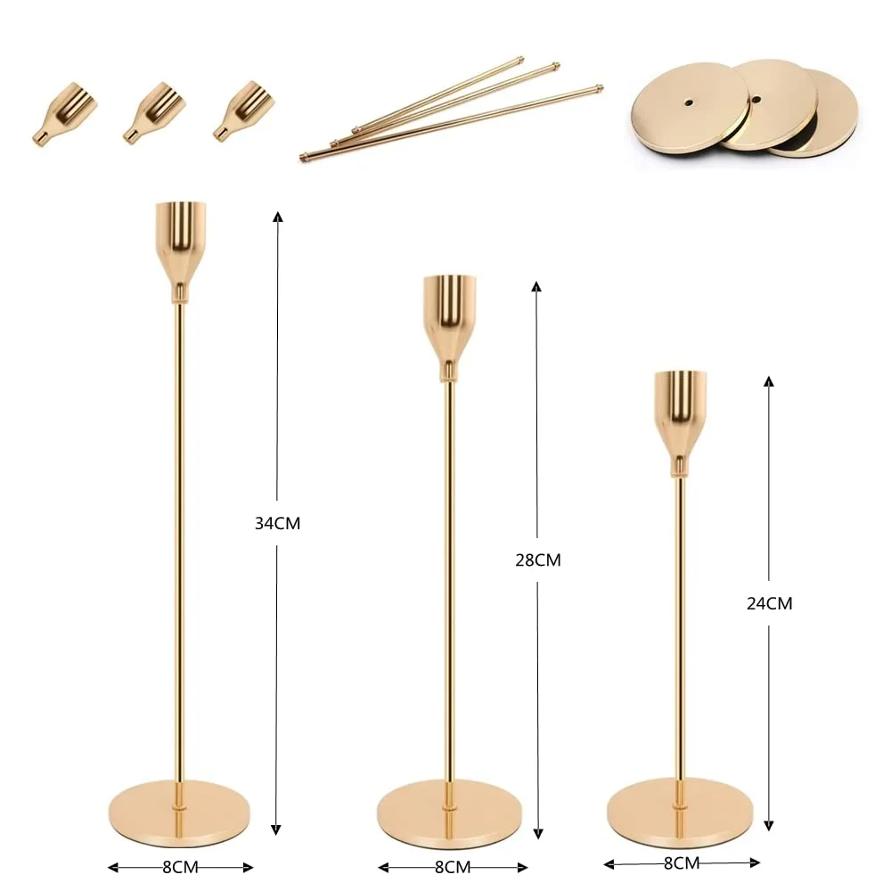 gold candle holders 2