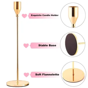 gold candle holders 3