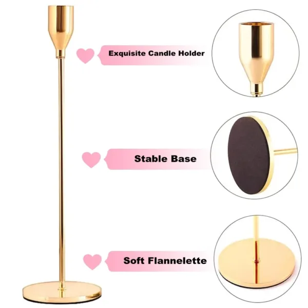 gold candle holders 3