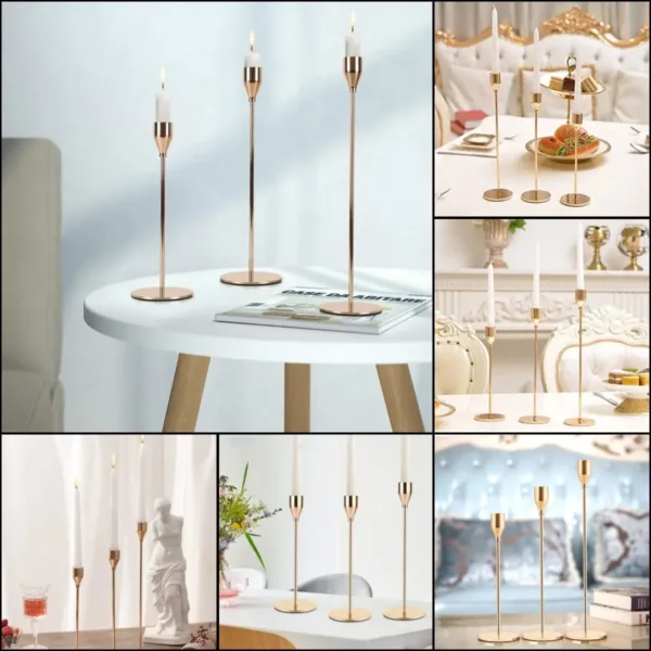 gold candle holders 5
