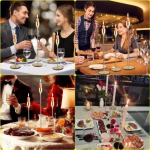 gold candle holders 6