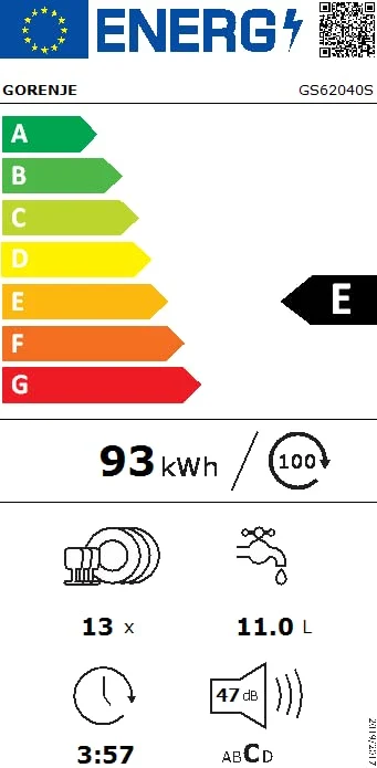gorenje dishwasher stainless steel 7