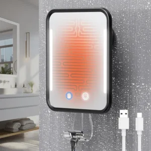 heated shower mirror fogless 1