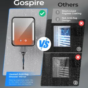 heated shower mirror fogless 2