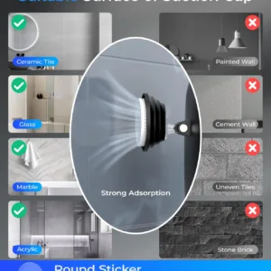 heated shower mirror fogless 6