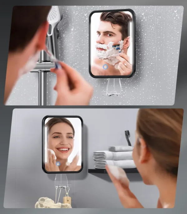 heated shower mirror fogless 7