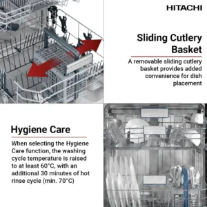 hitachi dishwasher 14 place 4