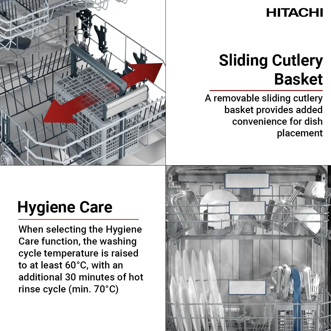 hitachi dishwasher 14 place 4