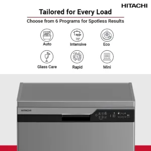 hitachi dishwasher 14 place 6
