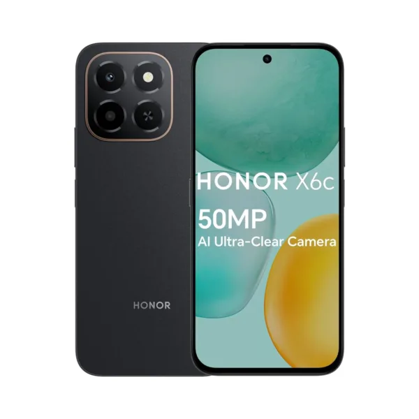 honor x6c smartphone black 1