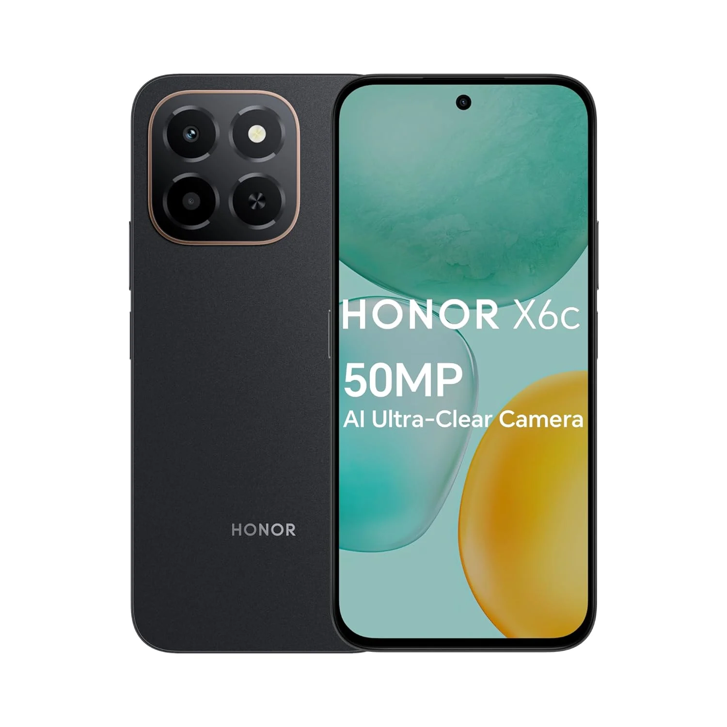 honor x6c smartphone black 1