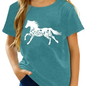 horse shirt girls 1