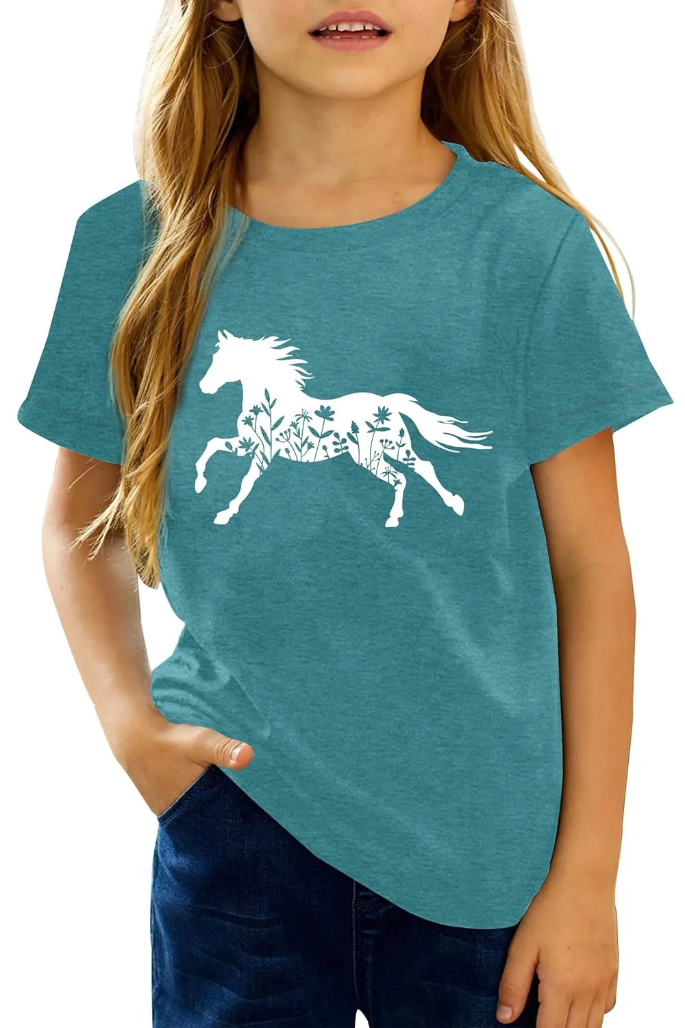 horse shirt girls 1