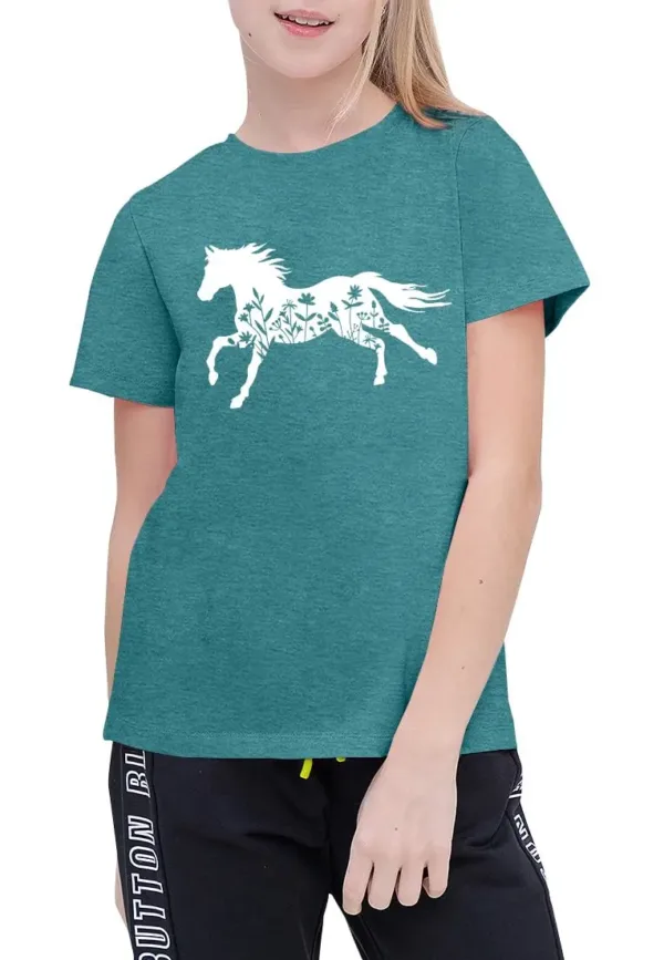 horse shirt girls 3