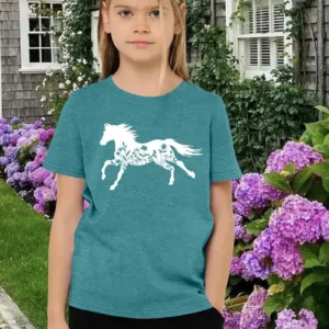 horse shirt girls 5