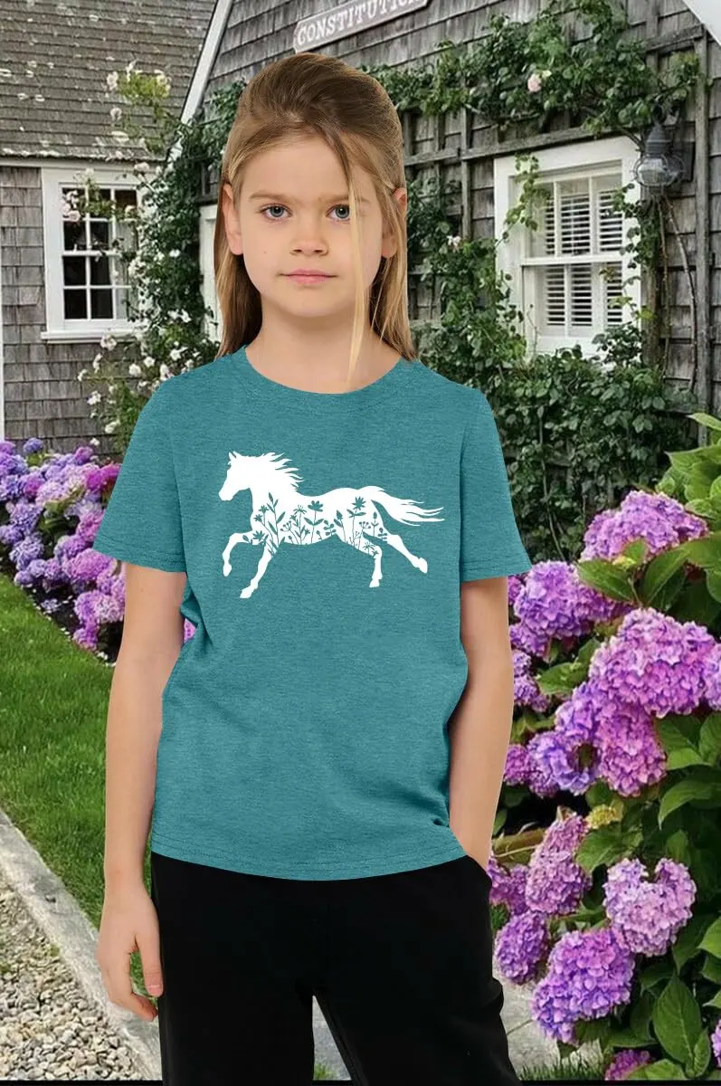 horse shirt girls 5