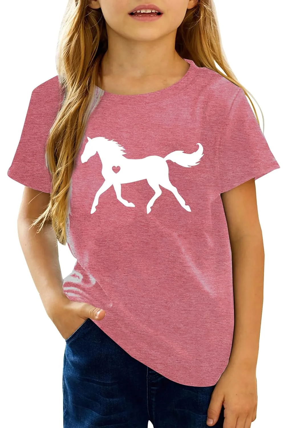 horse shirt girls 7