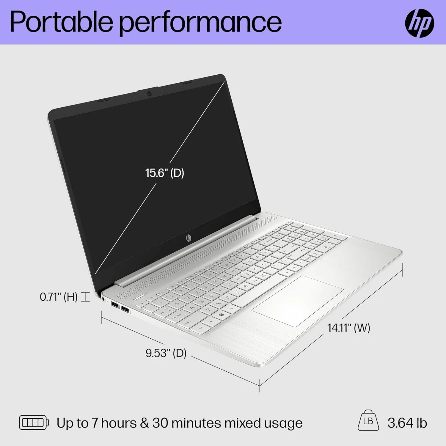 hp 15 inch laptop 7
