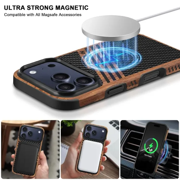 iphone case magnetic wood 6
