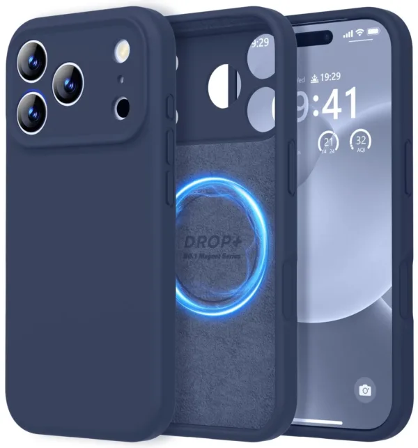 iphone case silicone navy 1