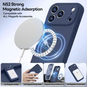 iphone case silicone navy 2