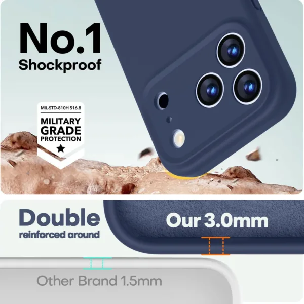 iphone case silicone navy 3