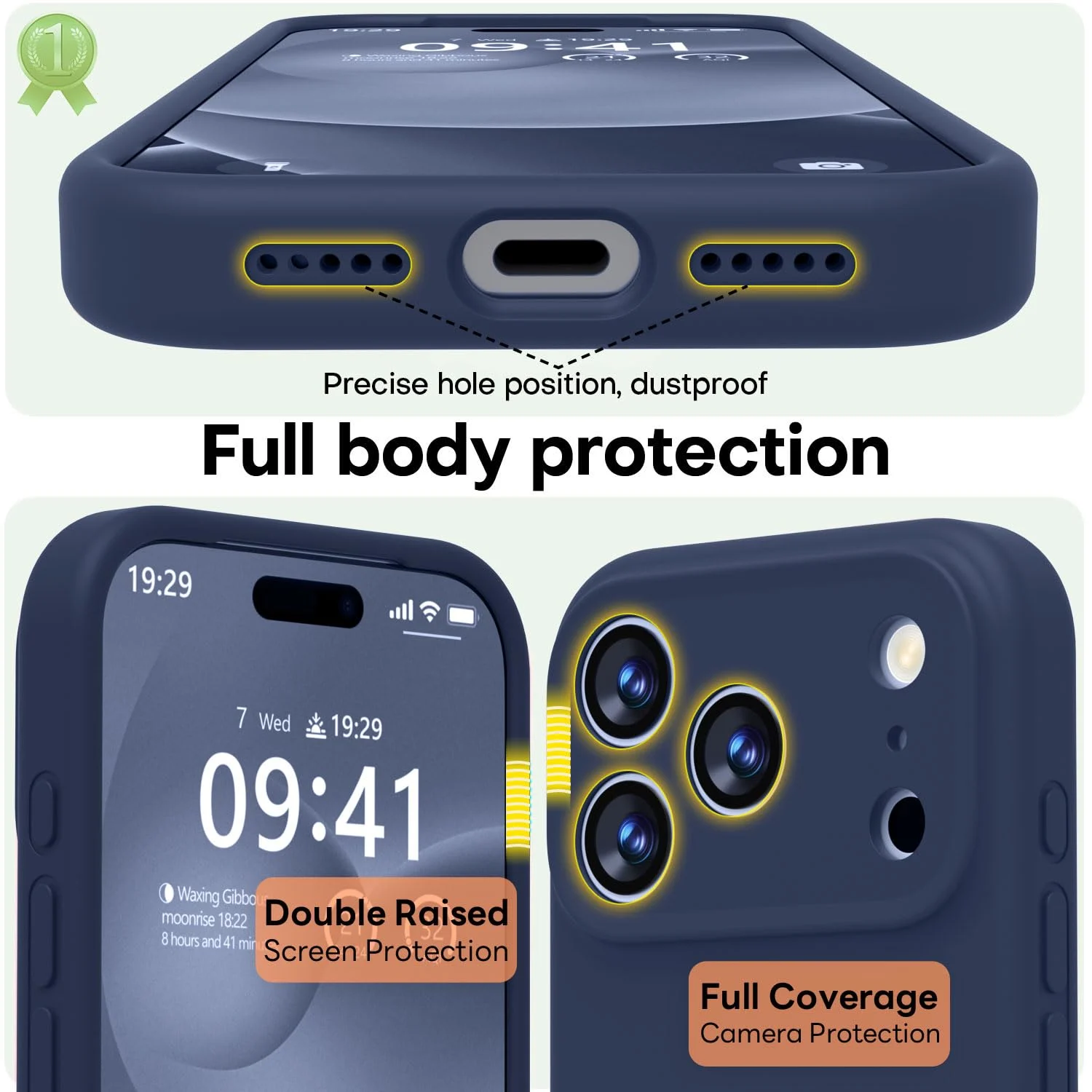 iphone case silicone navy 6