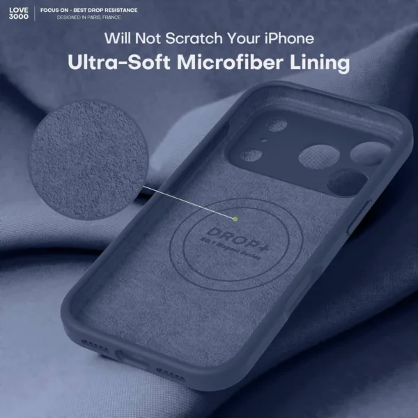 iphone case silicone navy 7